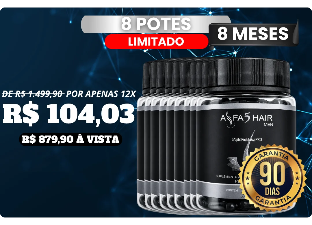 Kit 8 Potes Alfa5Hair