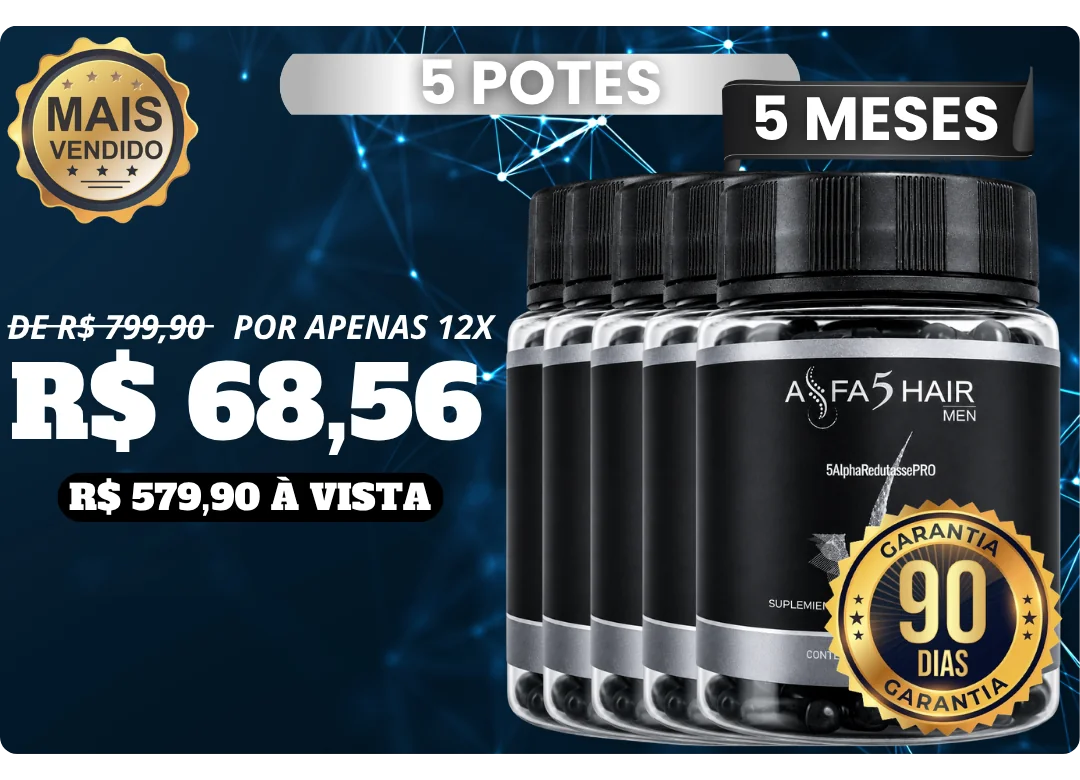 Kit 5 Potes Alfa5Hair